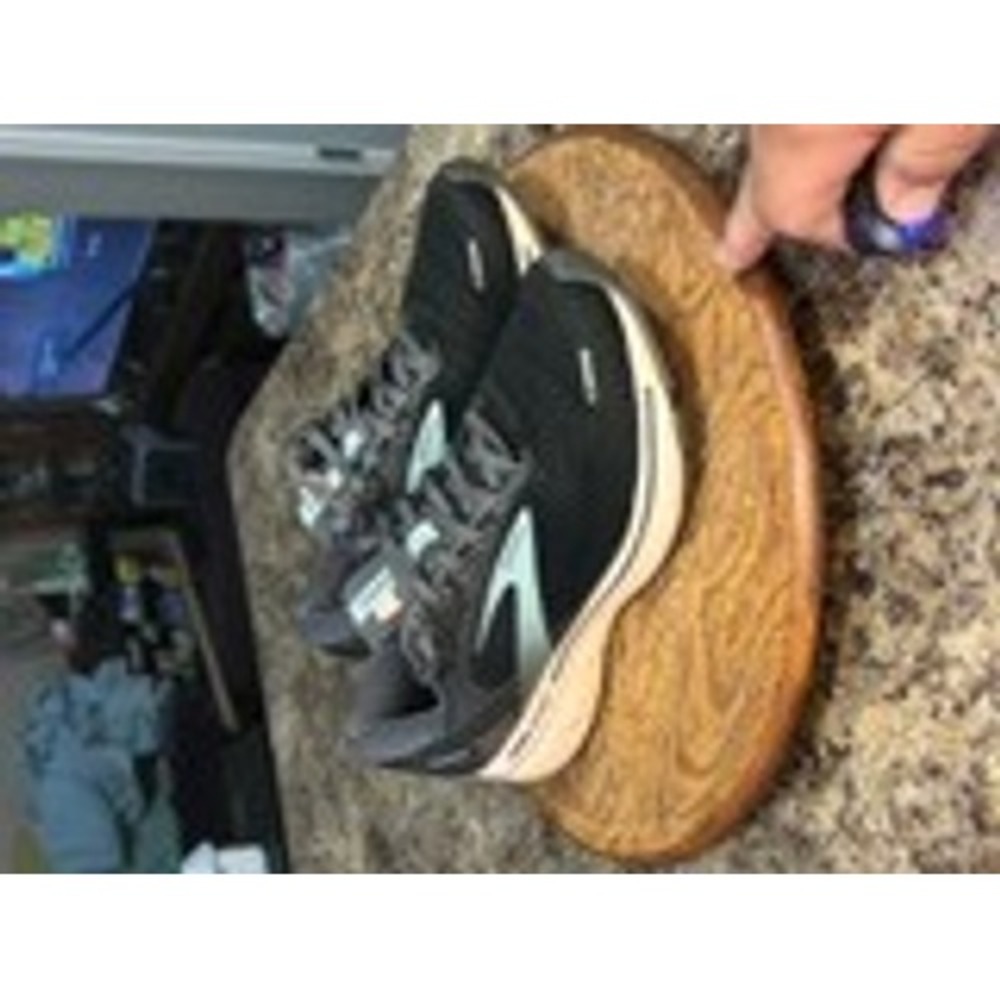 Brooks Ghost 14 Womens Running Shoes Black Grey Blue 1203561B026 Size 9 B